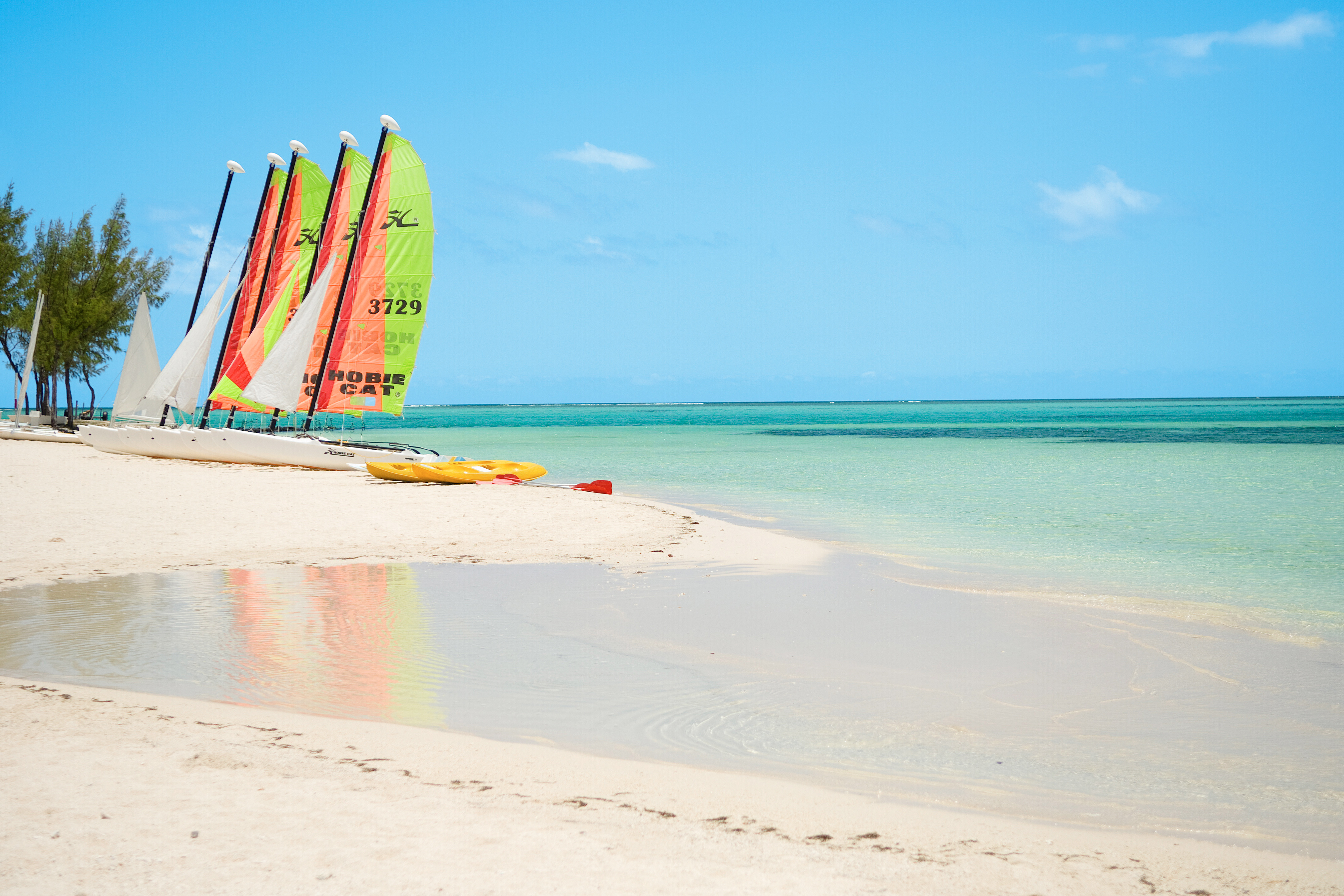 Stranden vid Paradis Hotel, Mauritius