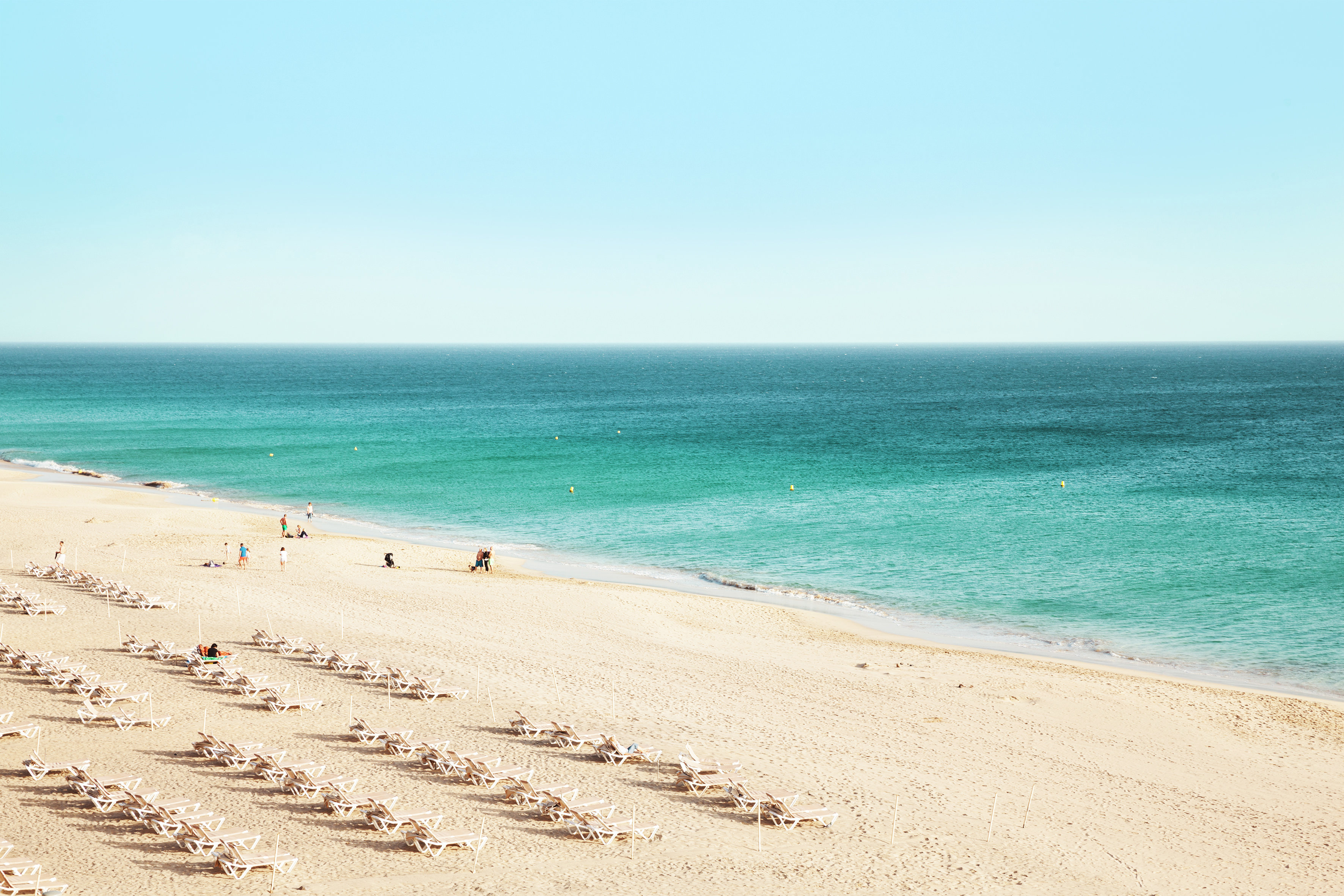 Stranden Sotovento, nära Costa Calma på Fuerteventura
